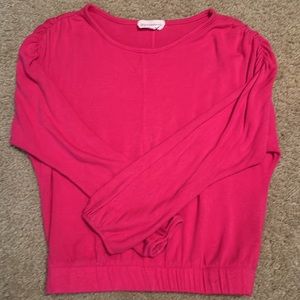Anthropologie self contrast lightweight sweater